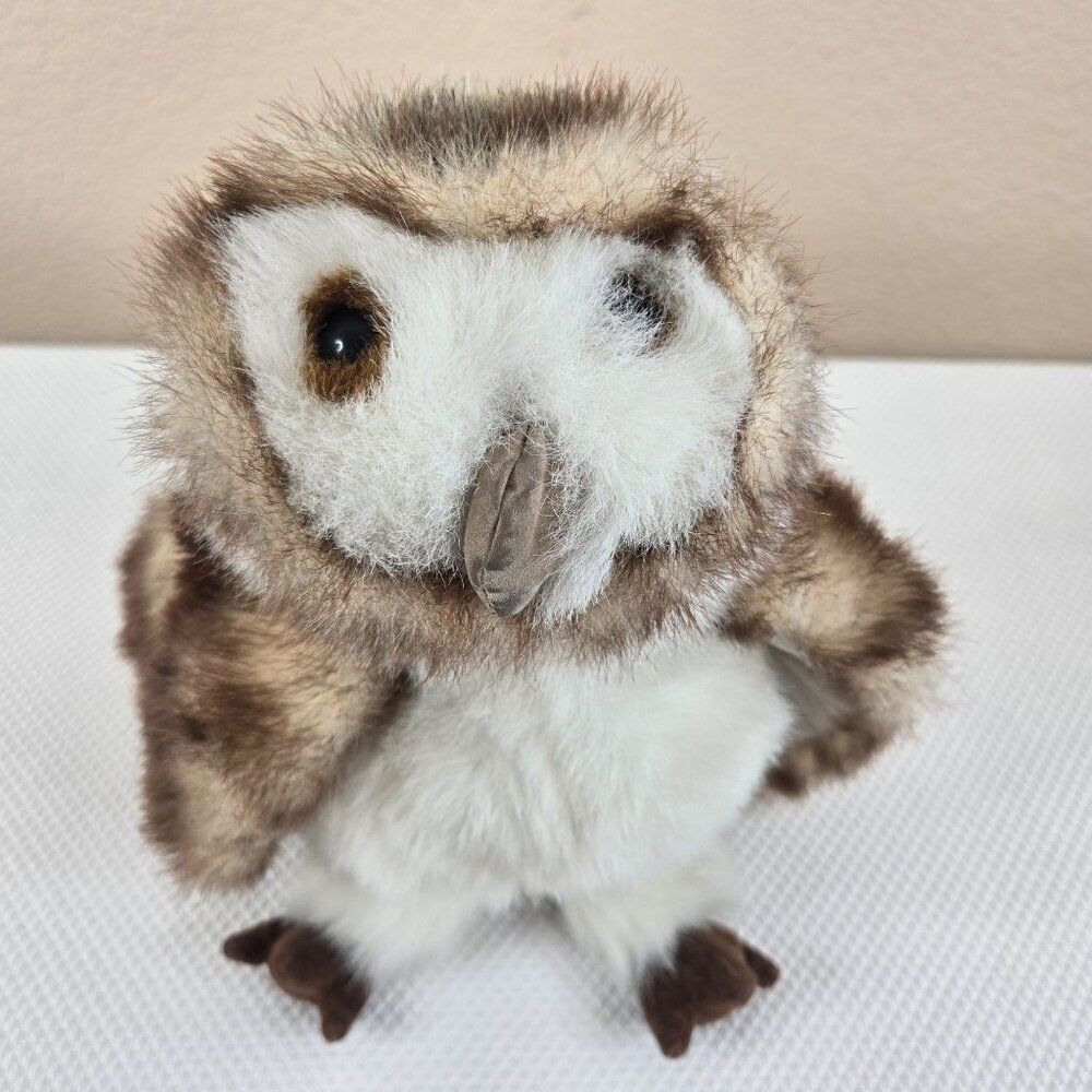 Folkmanis Hand Puppet Toy Barn Owl Plush Stuffed Animal